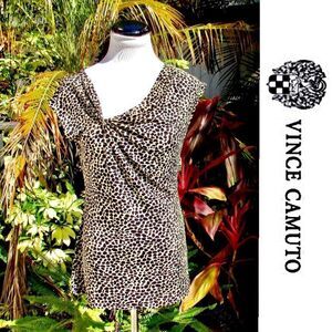 Vince Camuto Leopard Blouse